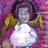 Self-portrait 1, acrylic on canvas, 2008