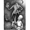 Inspector Fouche frequently gave the executioners the wrong information, pen and ink on paper, 2001