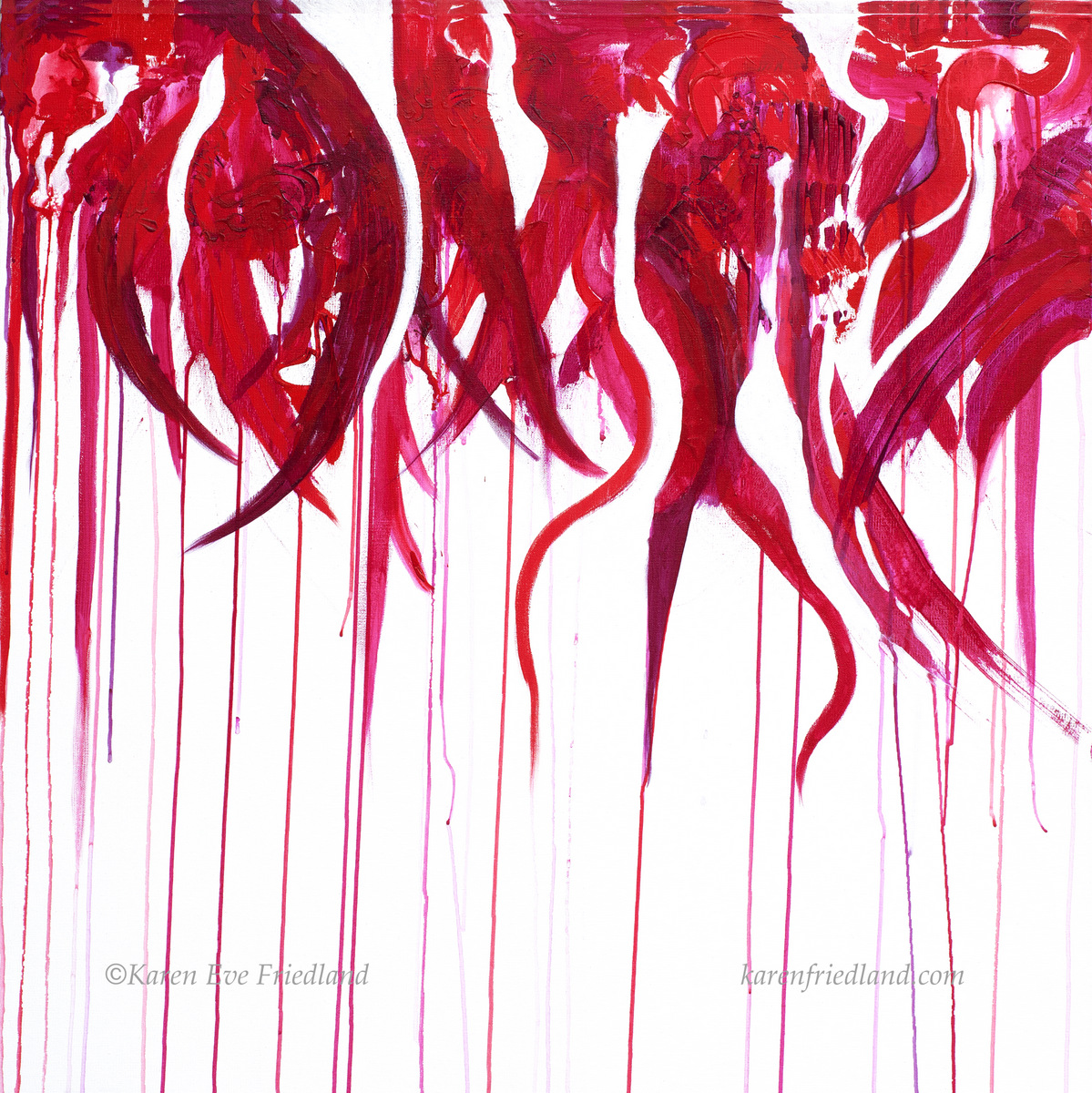 "Eventually Straight," painting by Karen Eve Friedland