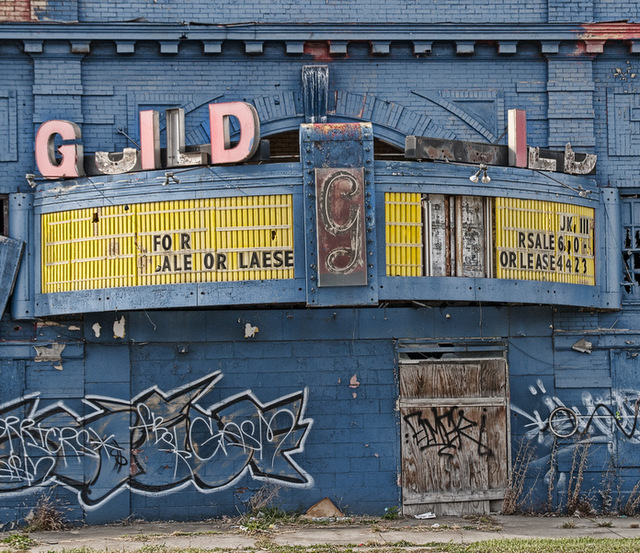 Guild Theatre Detroit (detail) by Bob Jagendorf via Flickr(CC)