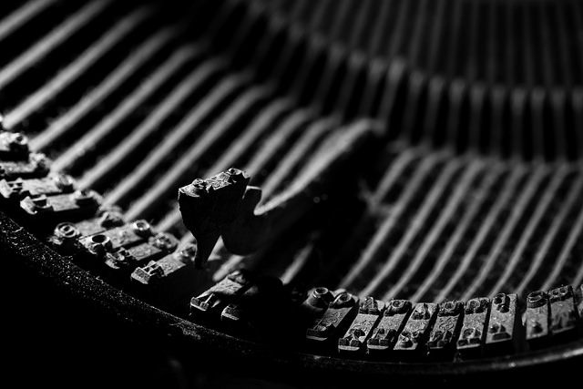 "Typewriter" by Ross Brimble via Flickr (CC)