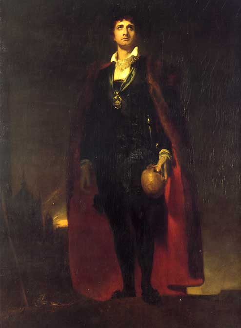 Painting: J.P. Kemble as Hamlet (1801) by Sir Thomas Lawrence